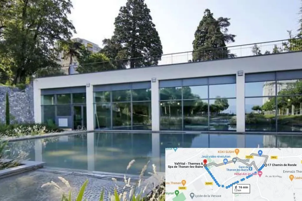T3 Duplex Thonon Centre - Parking - Gare - Thermes Apartment  Thonon-les-Bains