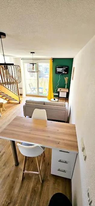 T3 Duplex Thonon Centre - Parking - Gare - Thermes Apartment France